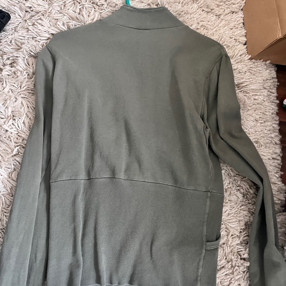 Vintage Diesel Khaki Green Logo zip Jacket - Picture 4 of 5